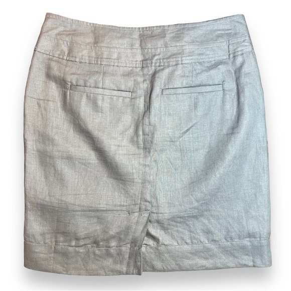 Banana Republic Linen Skirt Khaki Size 0 - Picture 5 of 5
